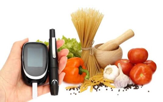 Características dunha dieta para a diabetes mellitus
